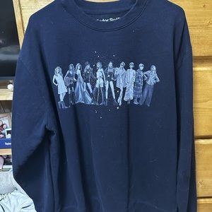 TAYLOR SWIFT Eras Navy Blue Crewneck (only worn once)